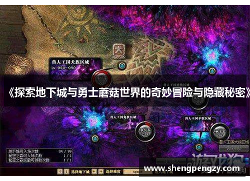 《探索地下城与勇士蘑菇世界的奇妙冒险与隐藏秘密》